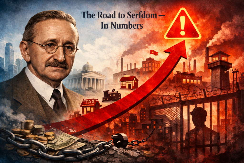 The Road to Serfdom (in numbers)