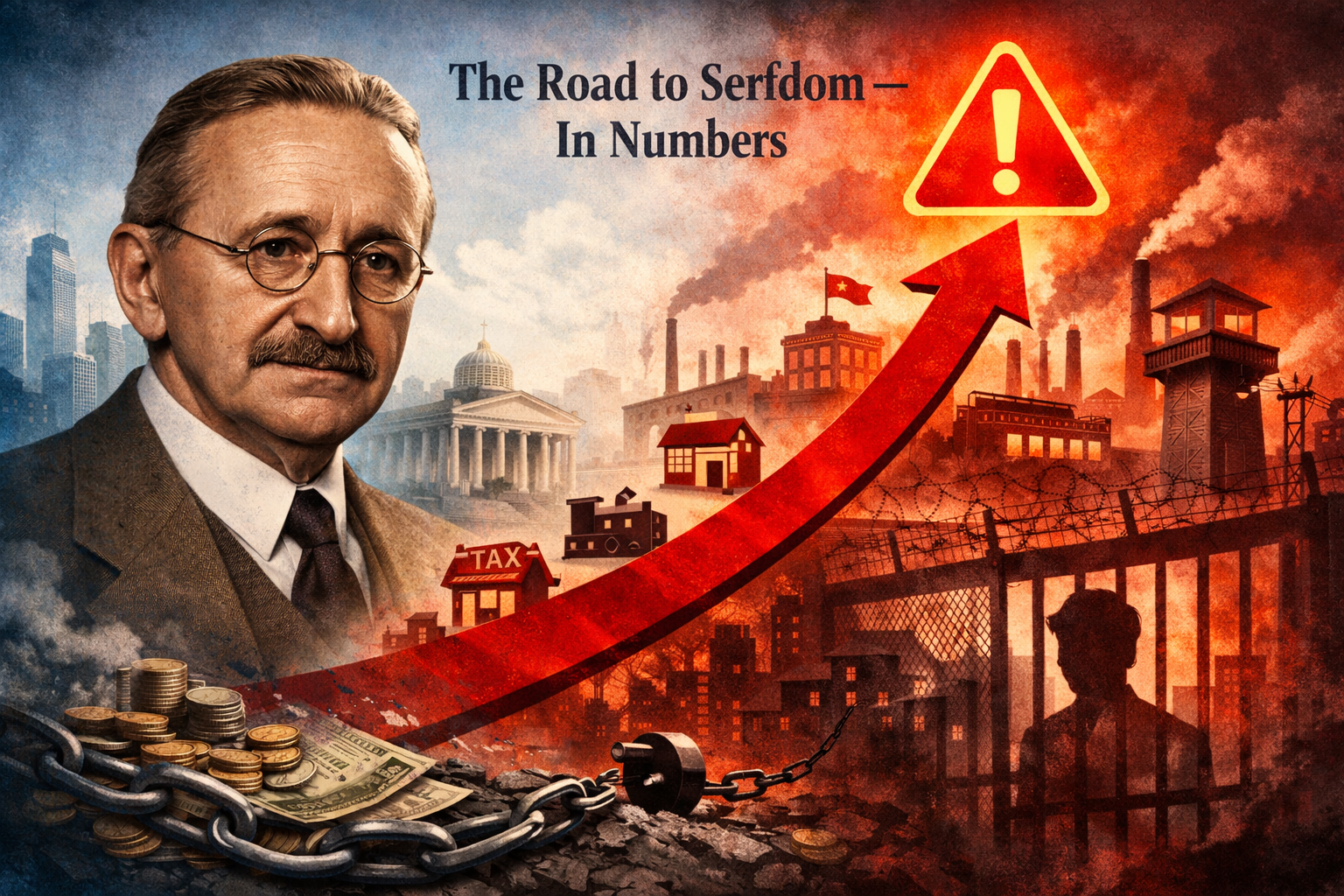 The Road to Serfdom (in numbers)